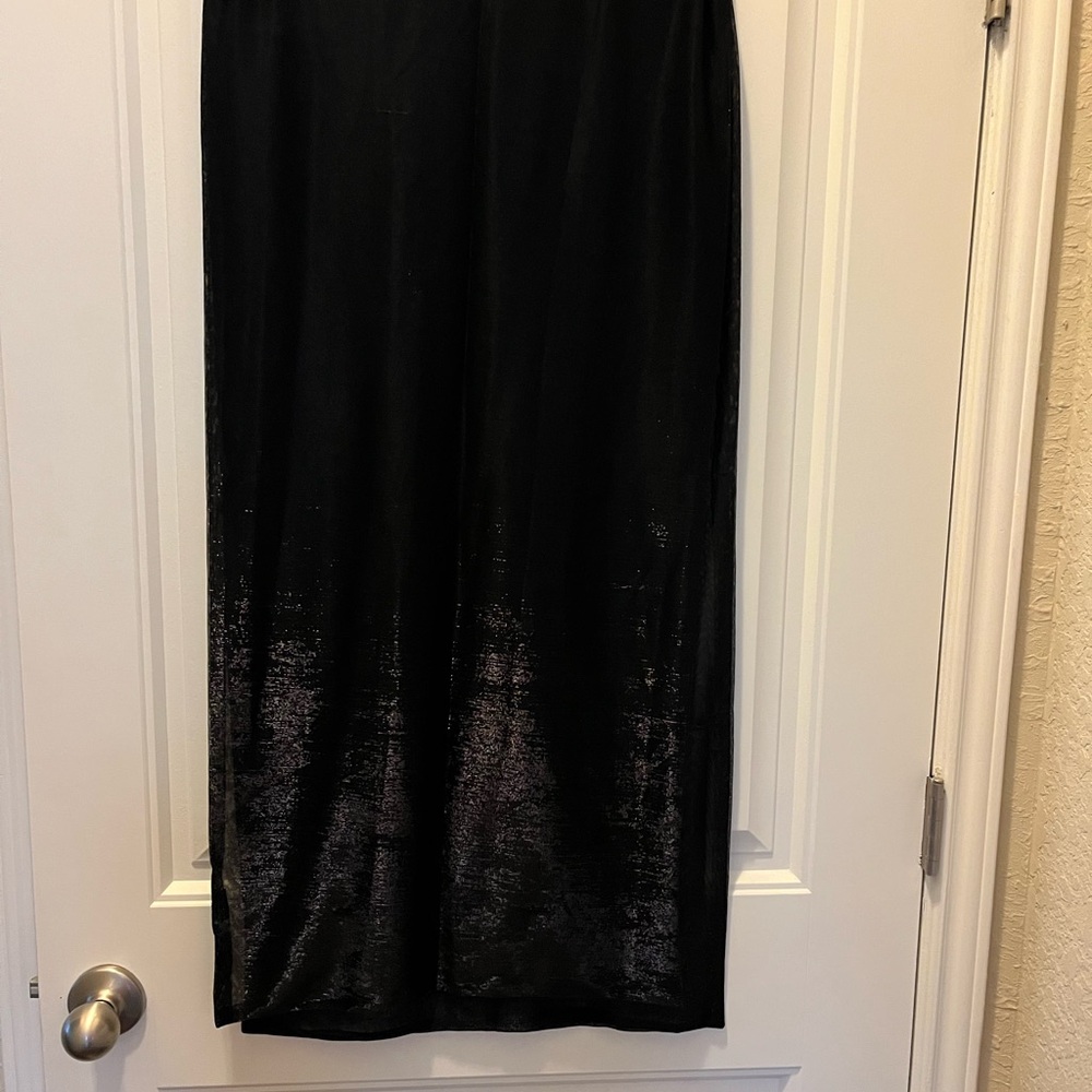 Elegant Black shimmer scarf